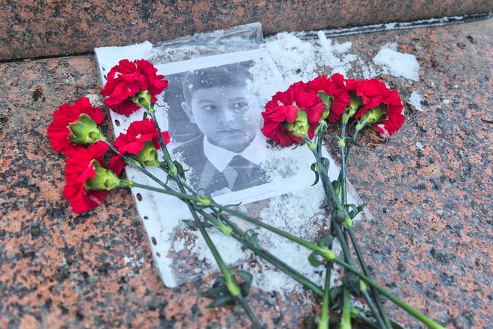 В Петербурге появился мемориал жертве скулшутинга в Подмосковье